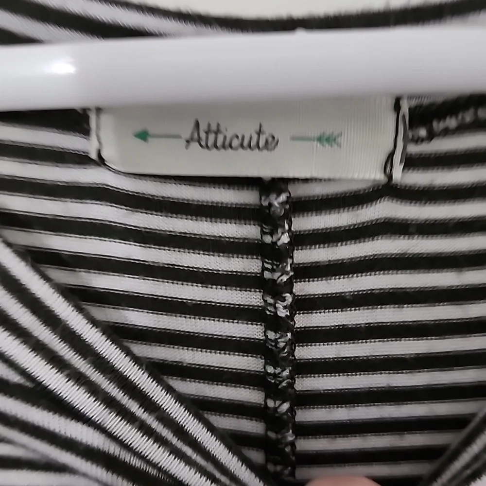 Atticute Striped Knot Front Top - Picture 3 of 5